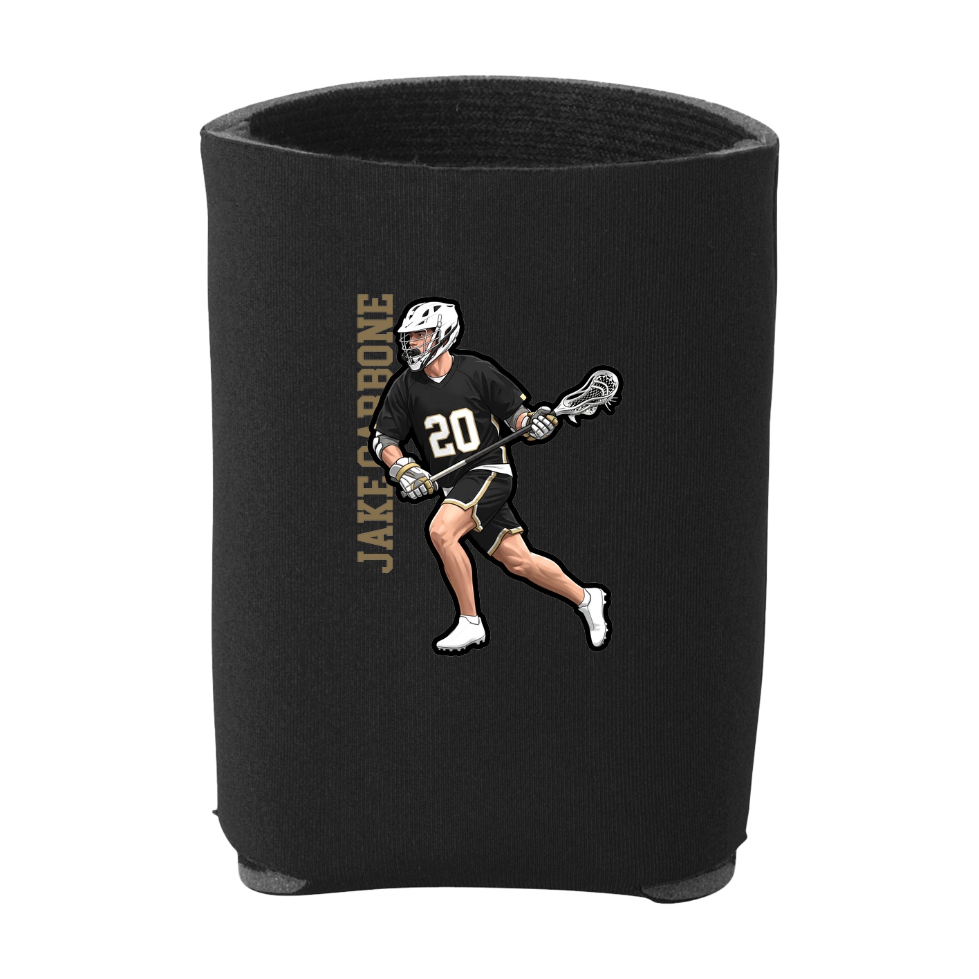 Can Holder — Name Vertical in Black