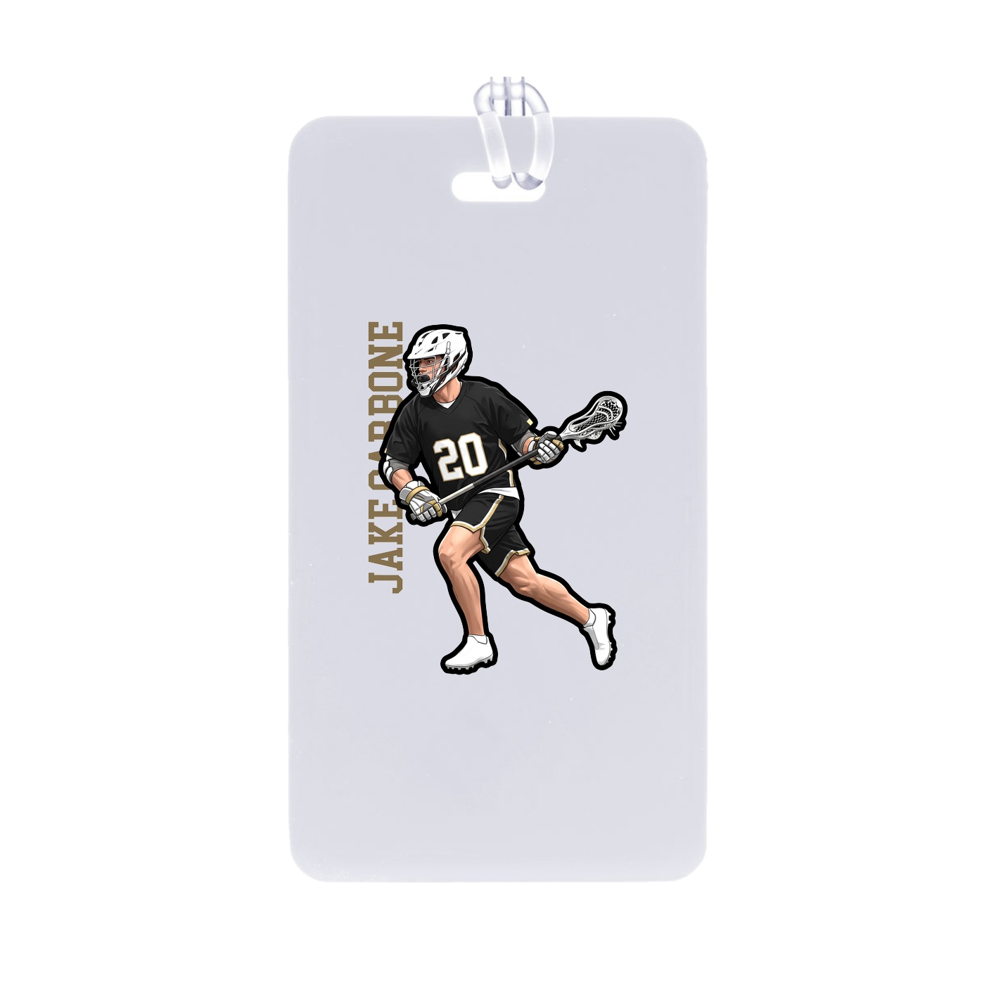 Bag Tag — Name Vertical in Classic