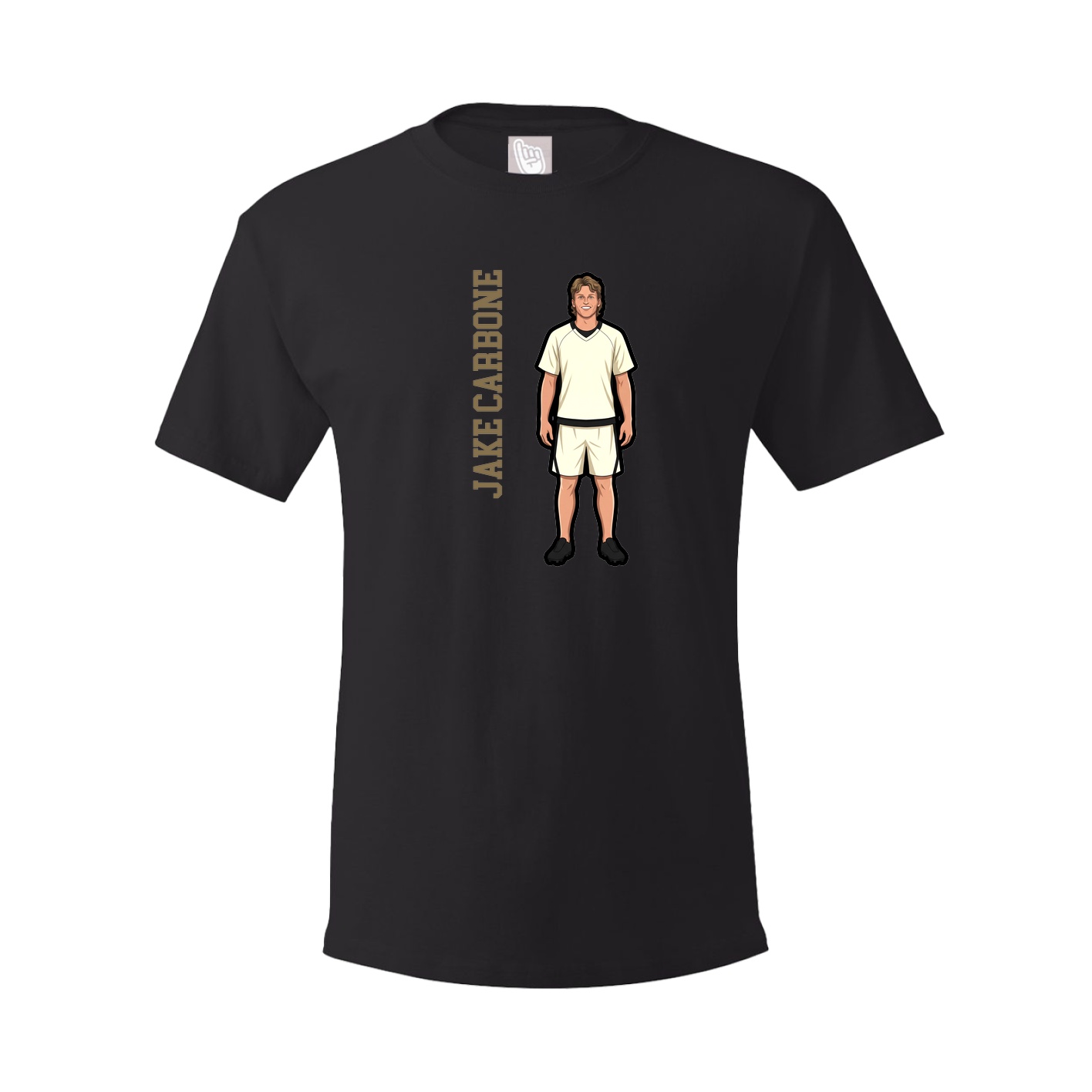 Tee — Name Vertical in Black