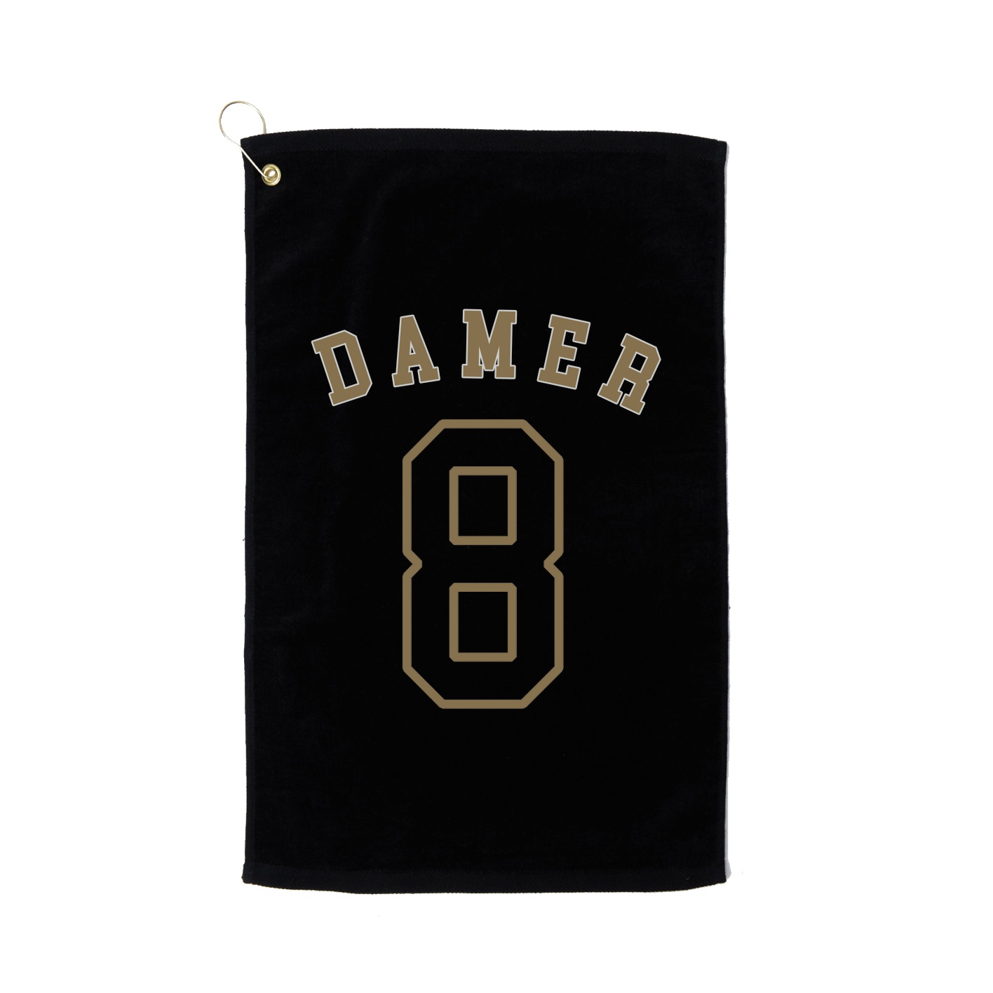 Golf Towel — Shirsey Arch in Black
