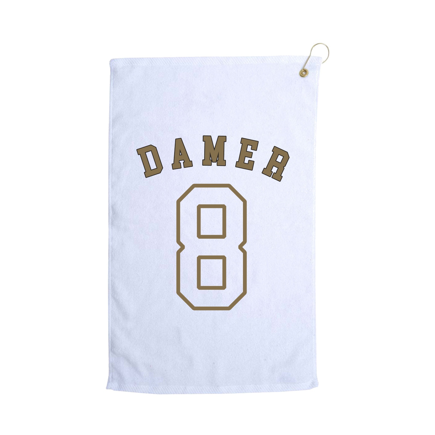 Golf Towel — Shirsey Arch in White