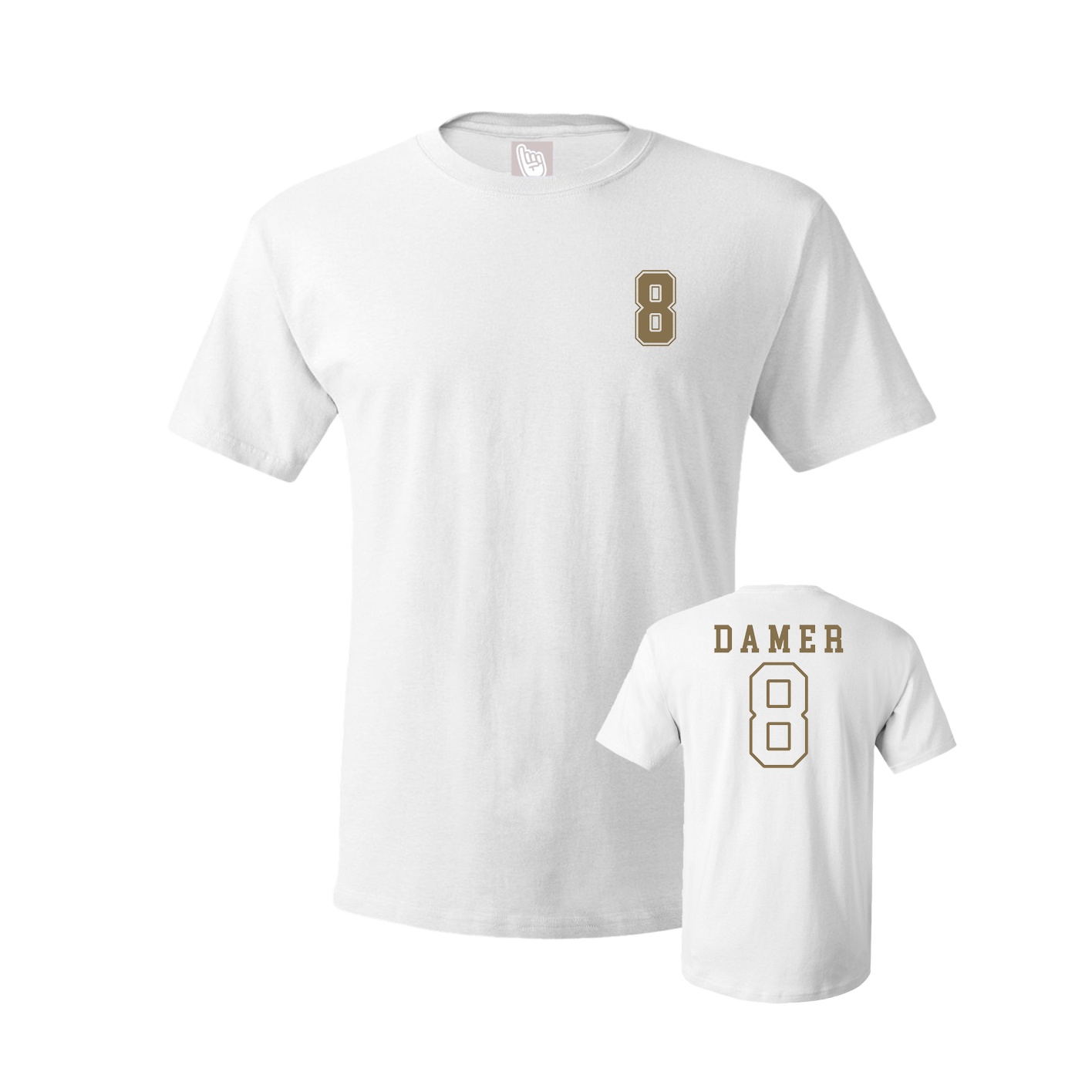 Tee — Chest Back in White