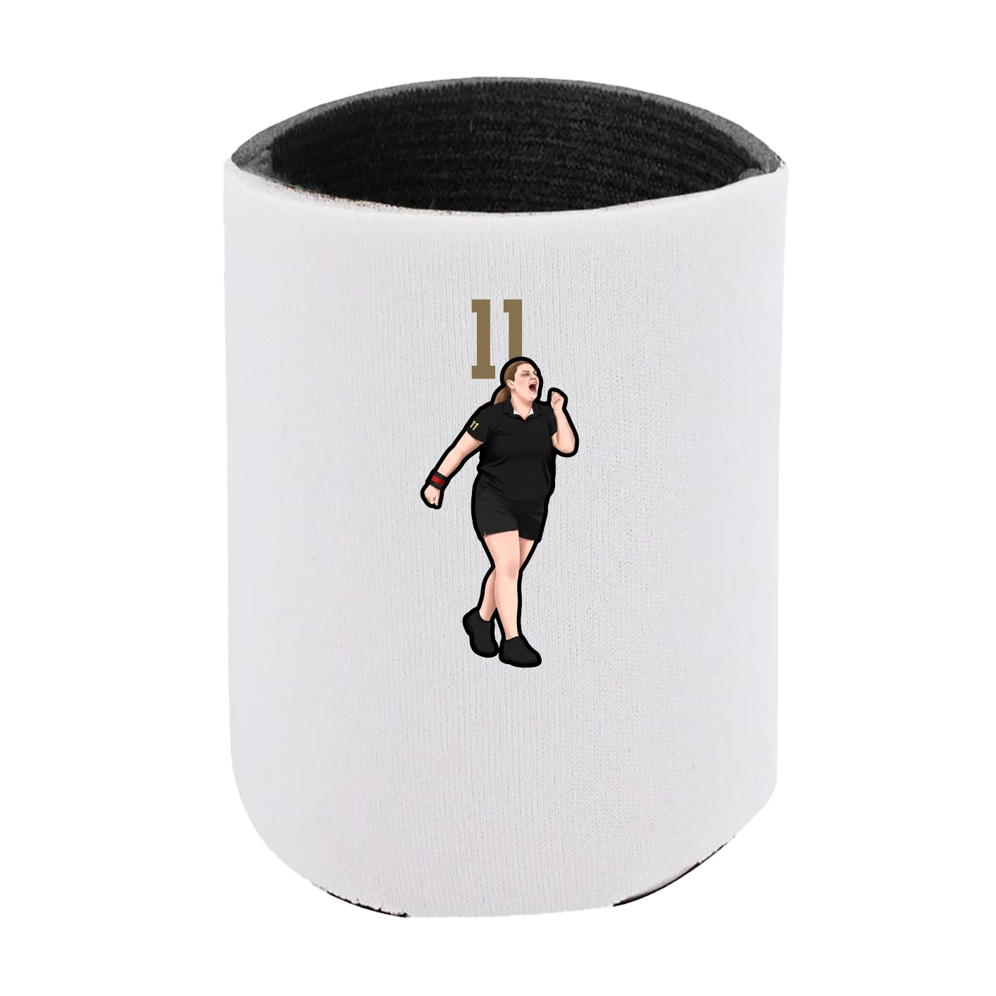 Can Holder — Number Top in White