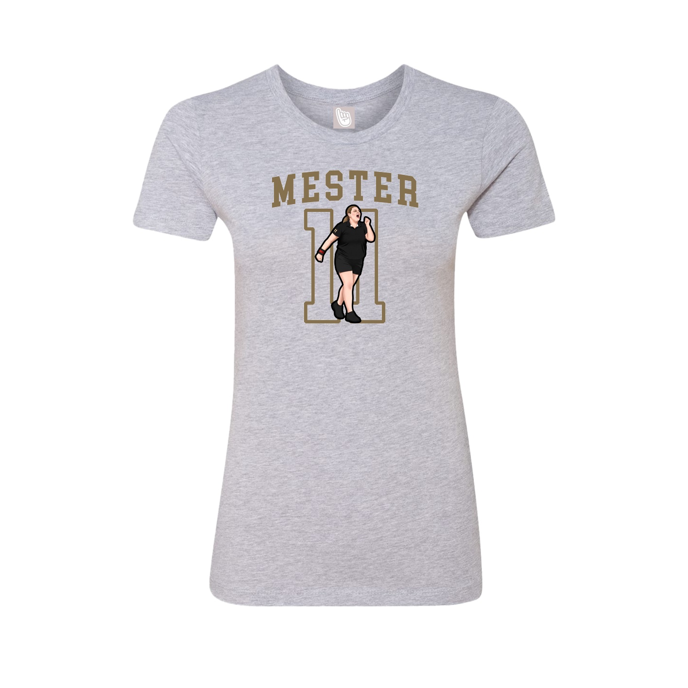 Fitted Women's Tee — Shirsey in Grey