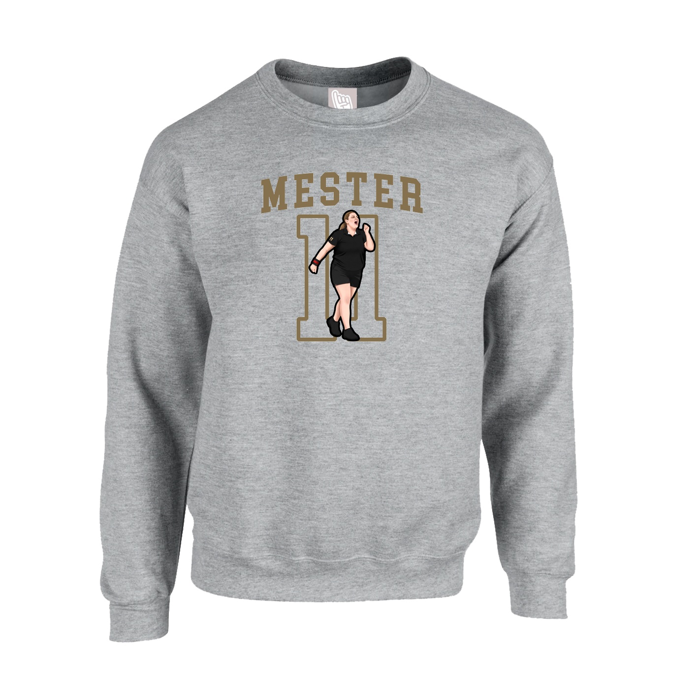 Fleece Crew — Shirsey in Grey