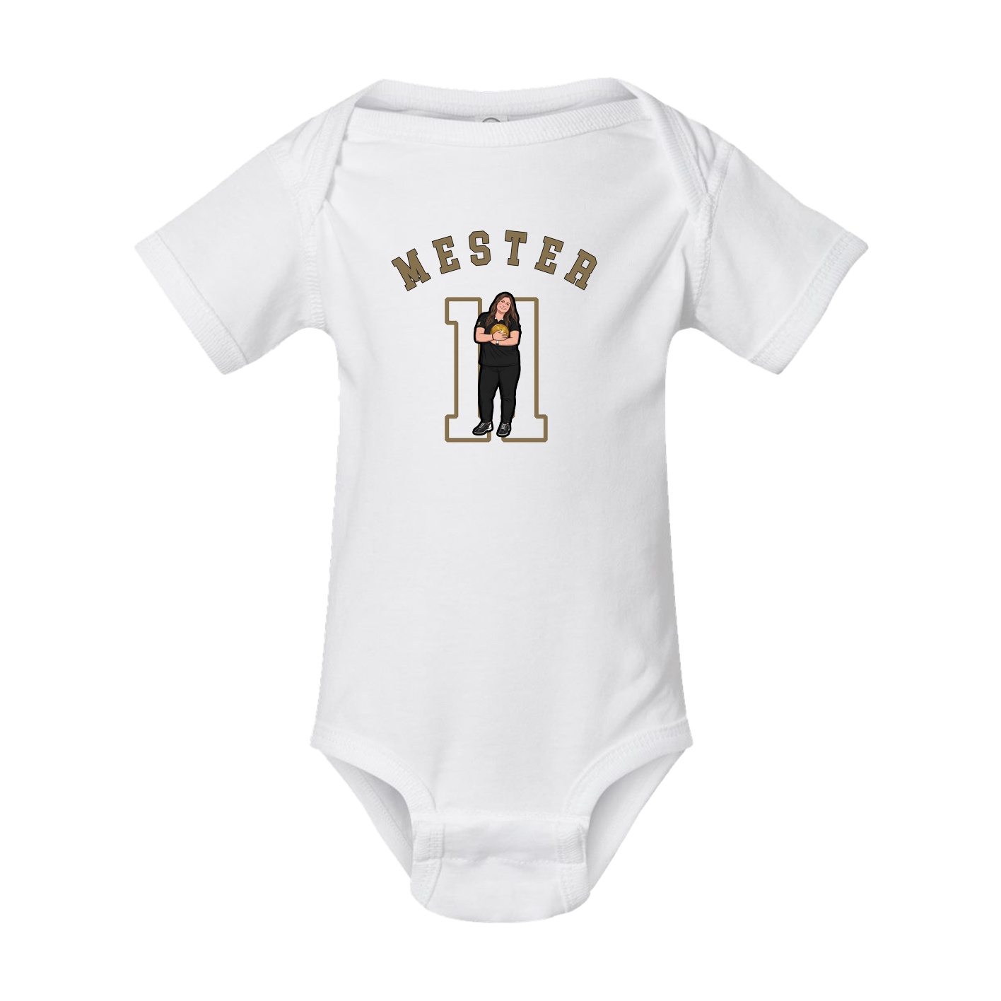 Baby Onesie — Shirsey Arch in White