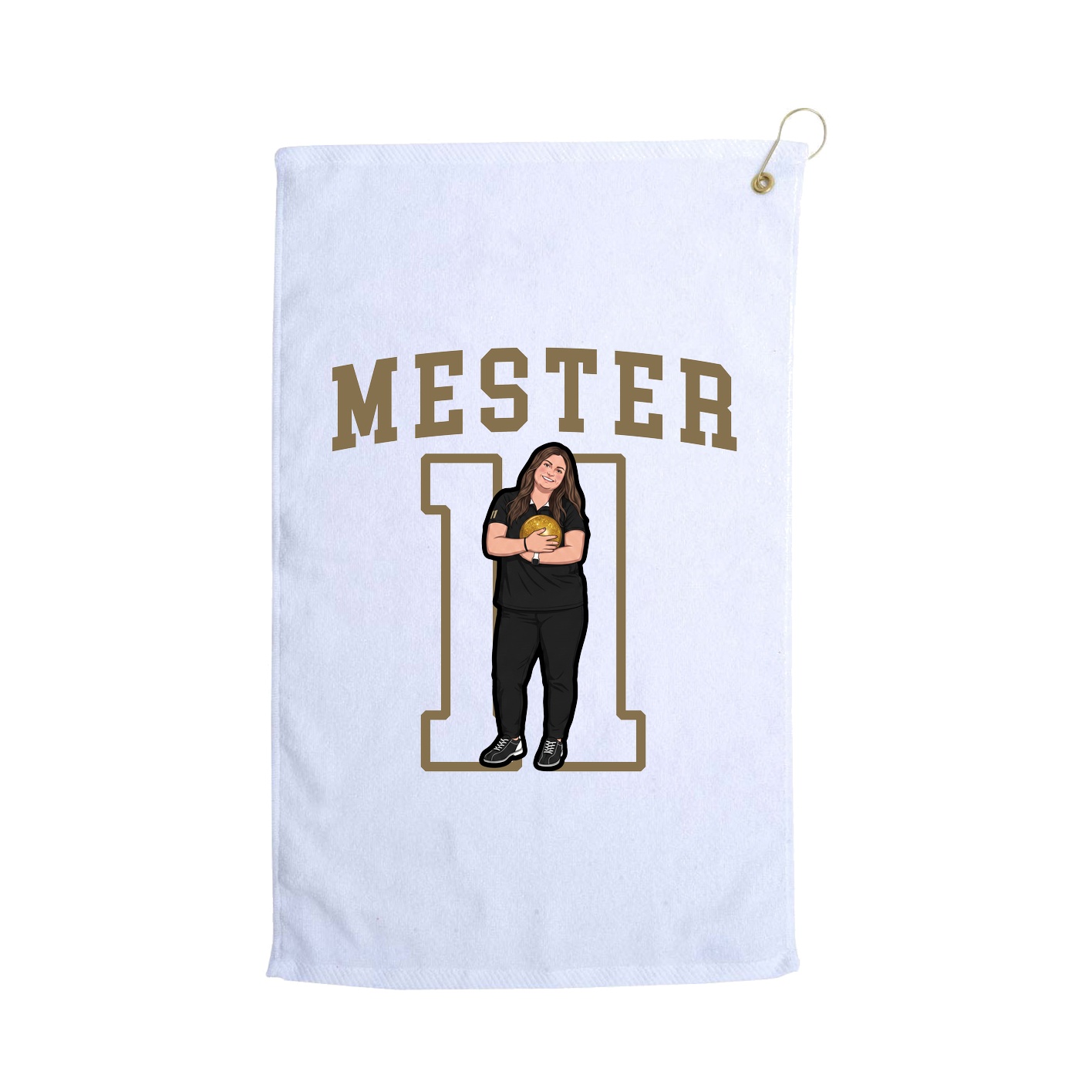Golf Towel — Shirsey in White