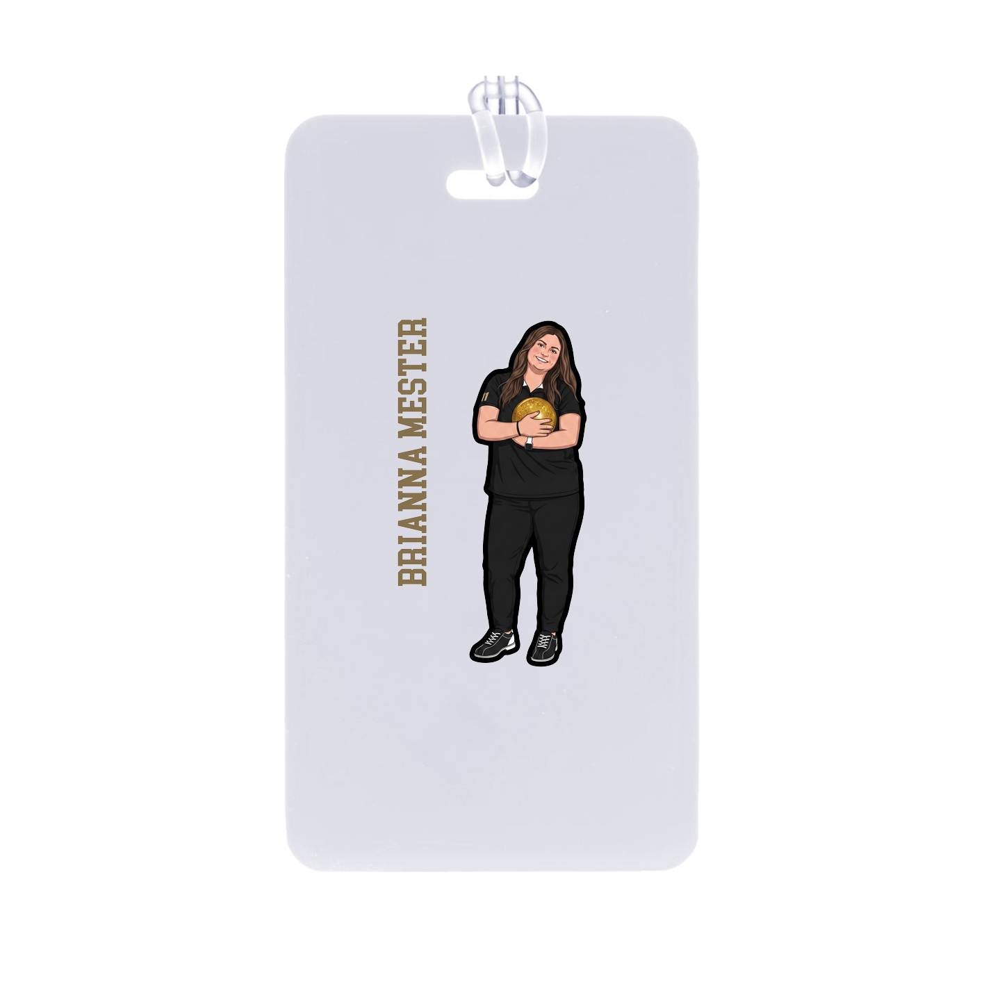 Bag Tag — Name Vertical in Classic