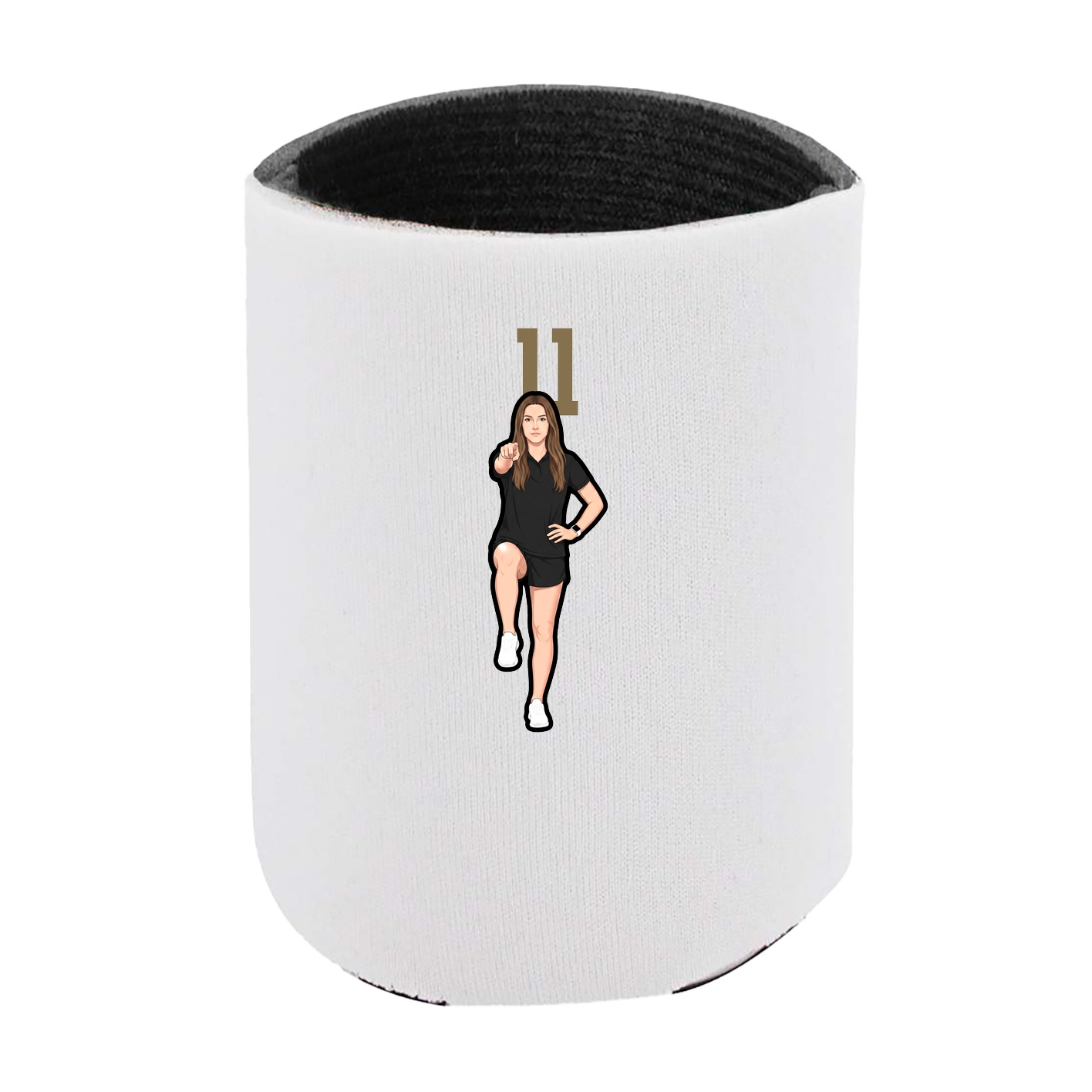 Can Holder — Number Top in White