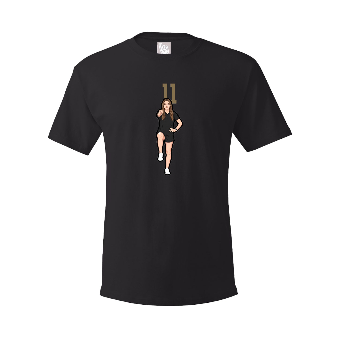 Tee — Number Top in Black