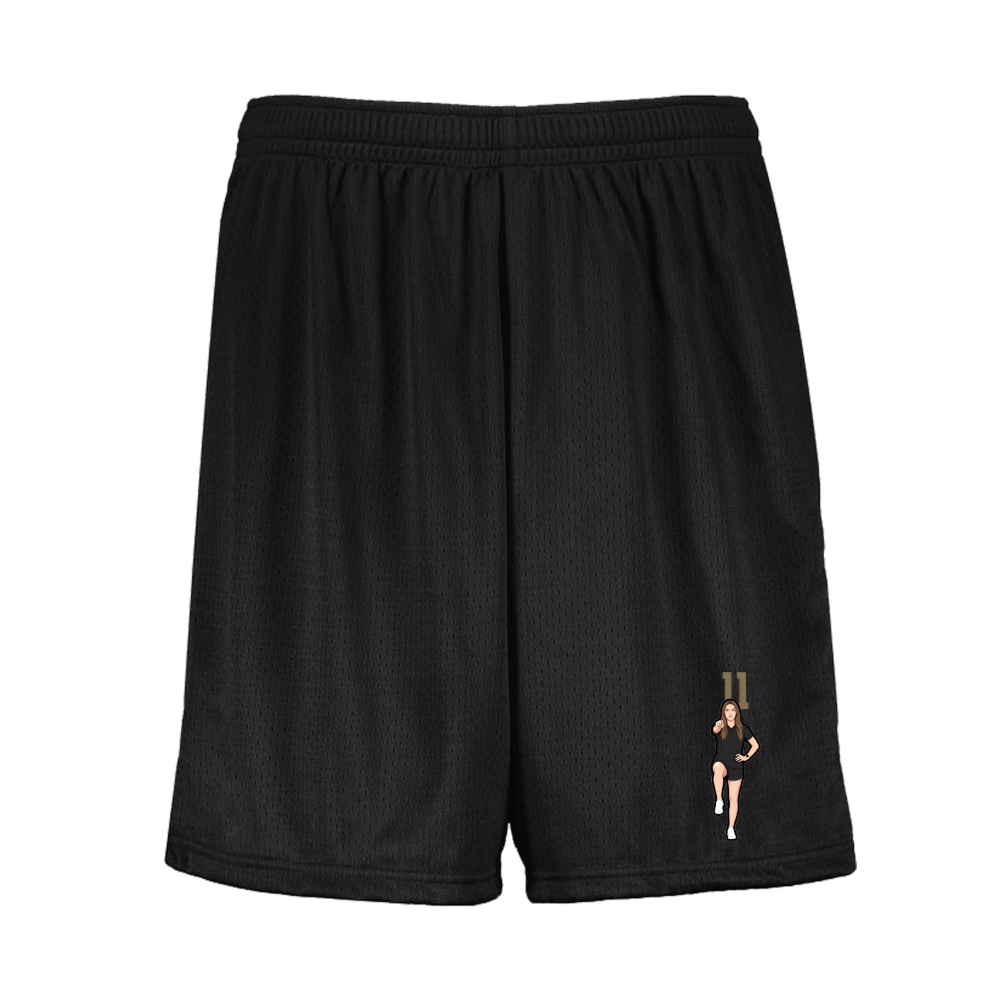 Shorts — Number Top in Black