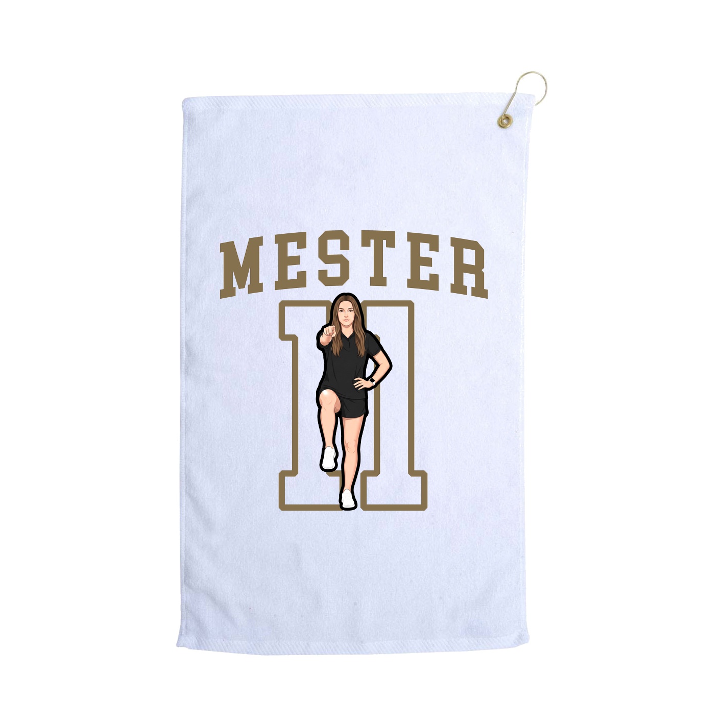 Golf Towel — Shirsey in White
