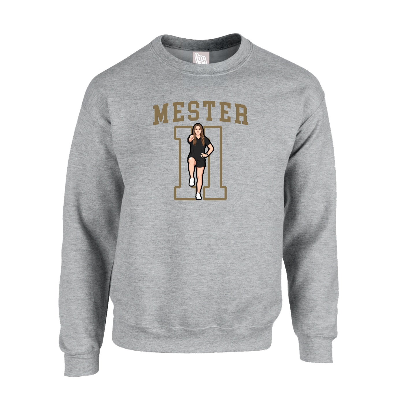 Fleece Crew — Shirsey in Grey