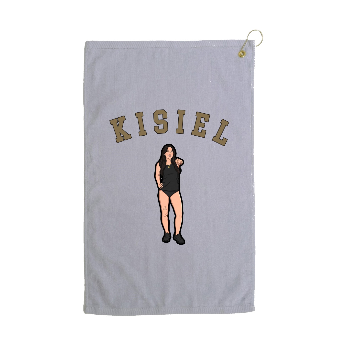 Golf Towel — Shirsey Arch in Grey