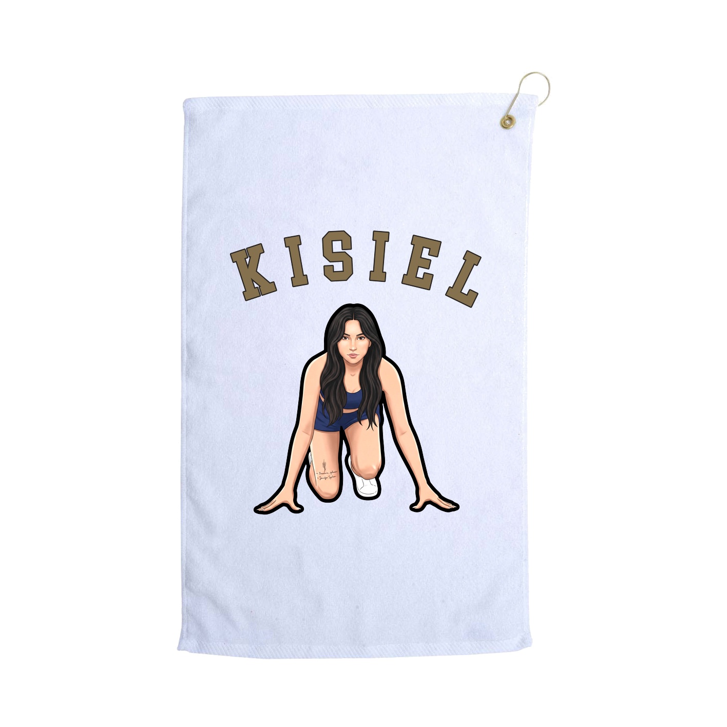 Golf Towel — Shirsey Arch in White