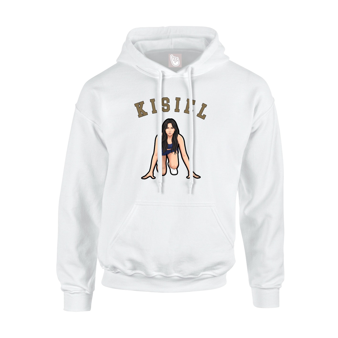 Youth Hoodie — Shirsey Arch in White