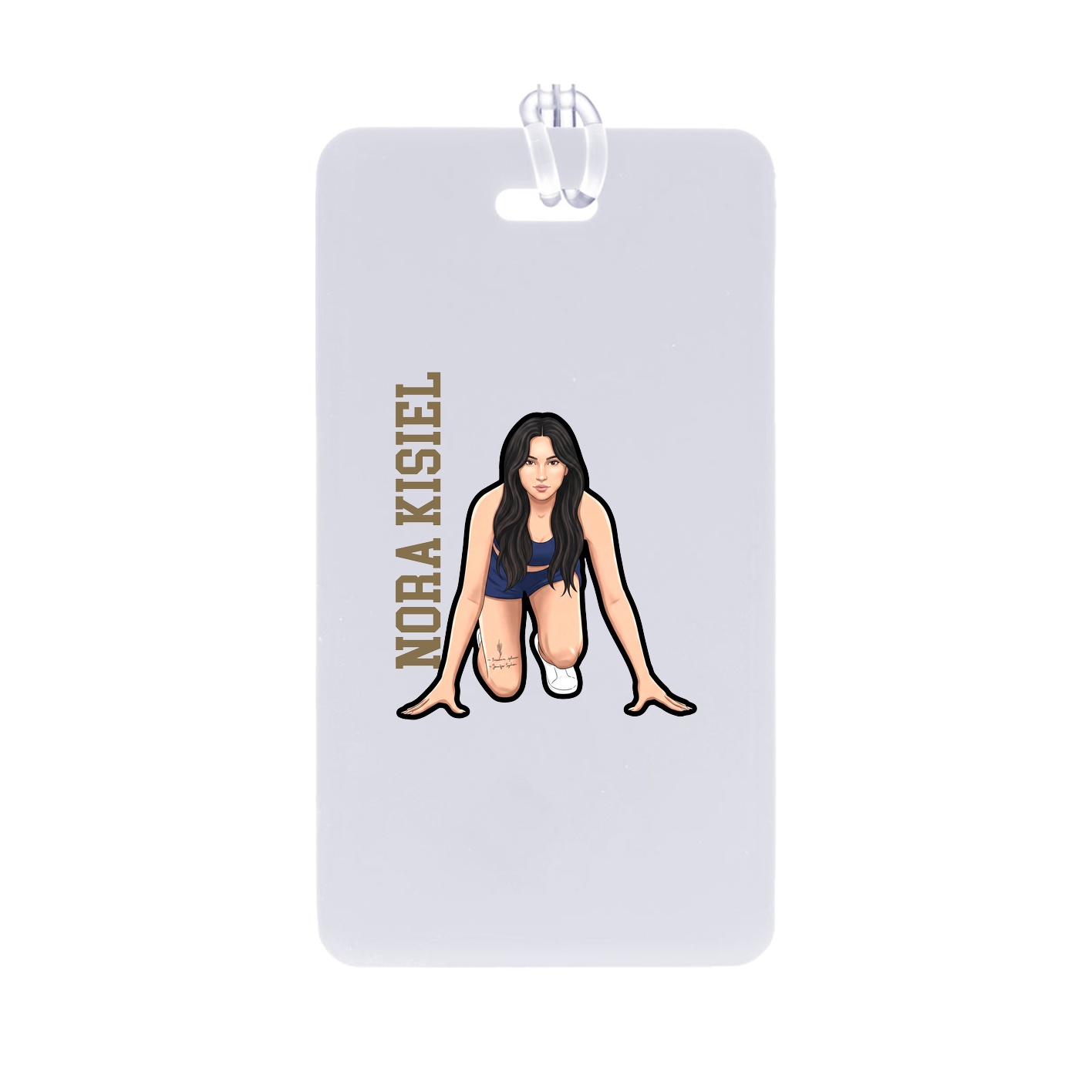 Bag Tag — Name Vertical in Classic