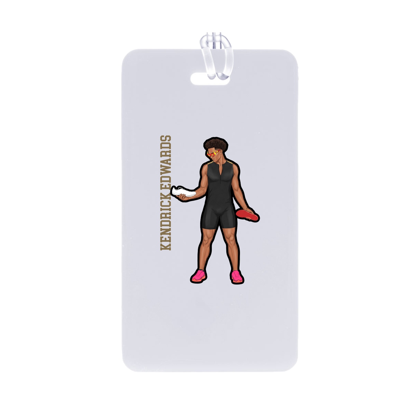 Bag Tag — Name Vertical in Classic