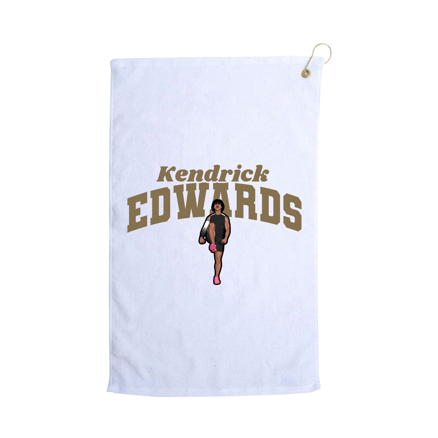 Golf Towel — Signature Arch in White