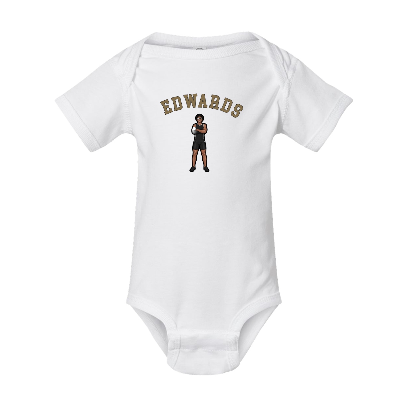 Baby Onesie — Shirsey Arch in White