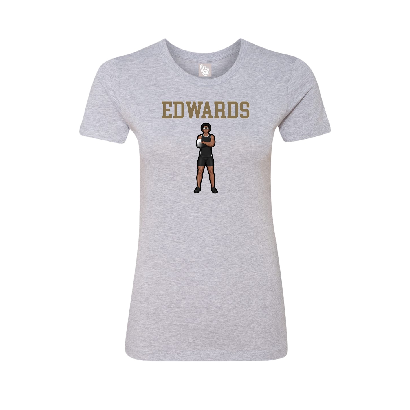 Fitted Women's Tee — Shirsey in Grey