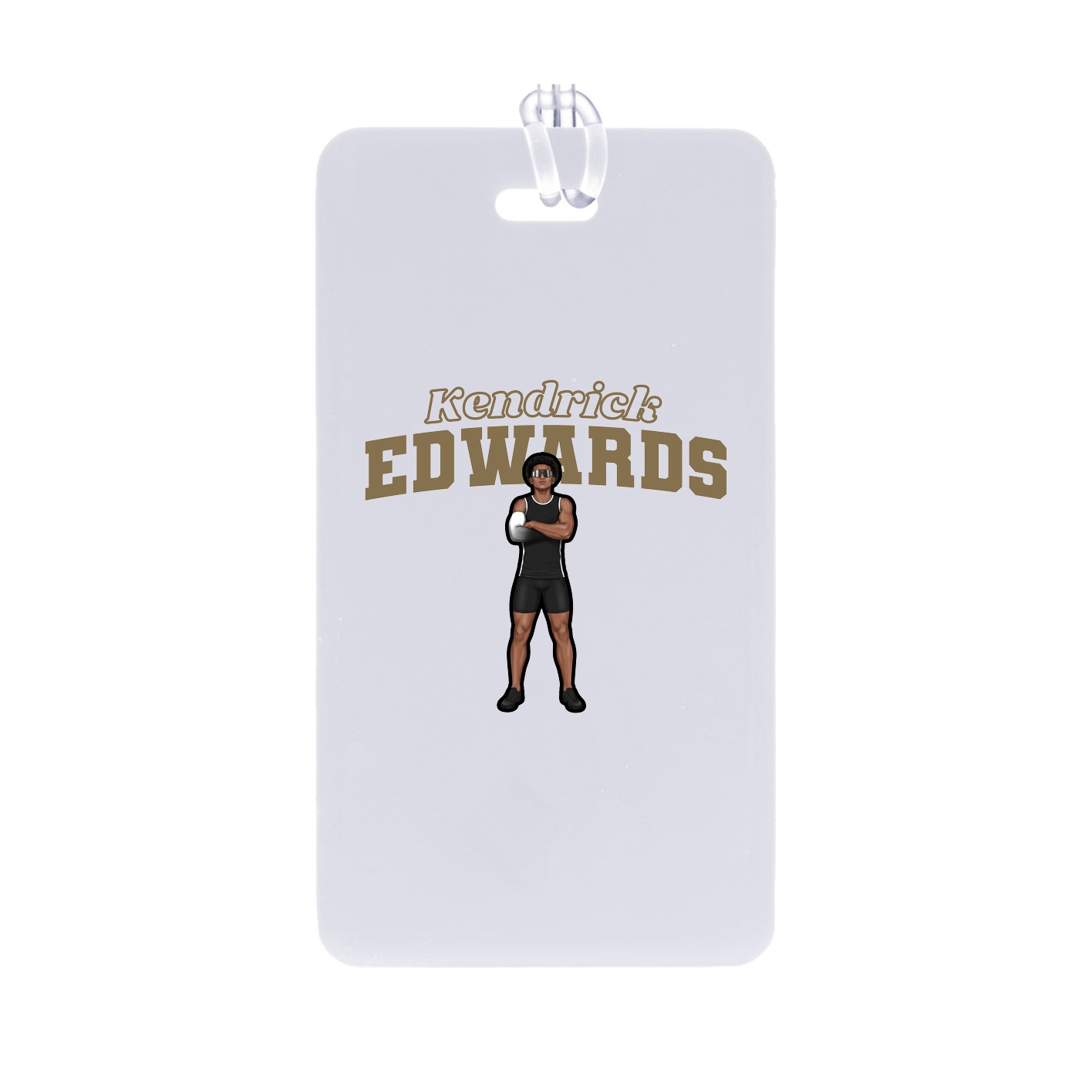 Bag Tag — Name Arch in Classic