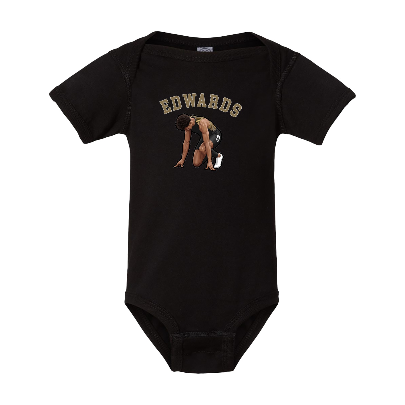 Baby Onesie — Shirsey Arch in Black