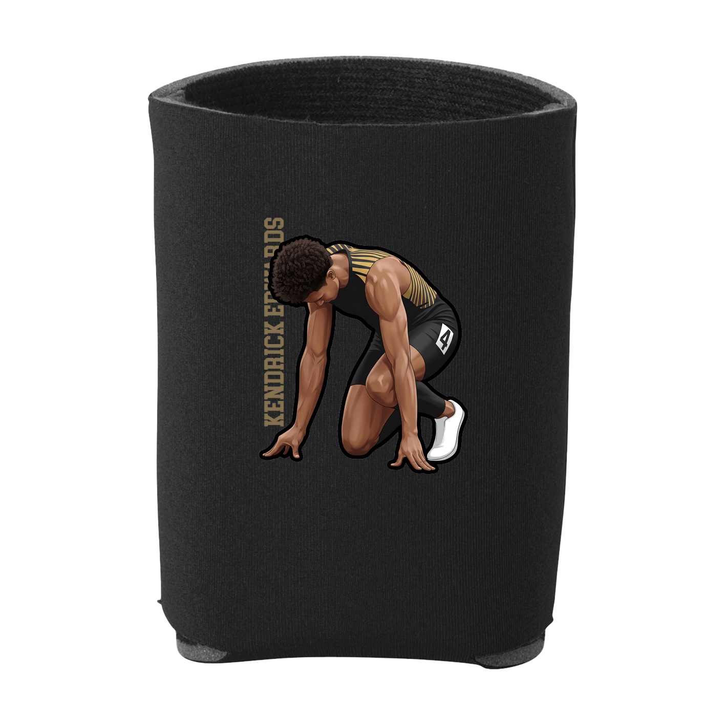 Can Holder — Name Vertical in Black