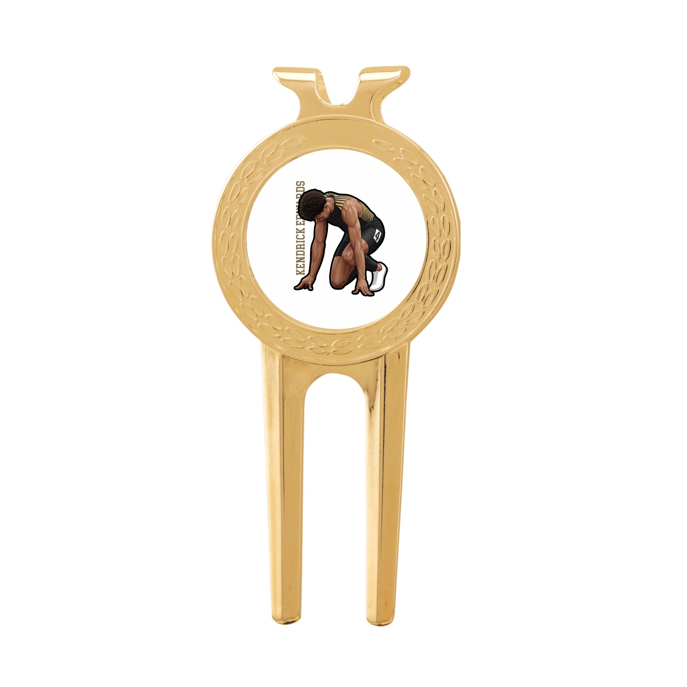Divot Tool with Ball Marker — Name Vertical in Classic
