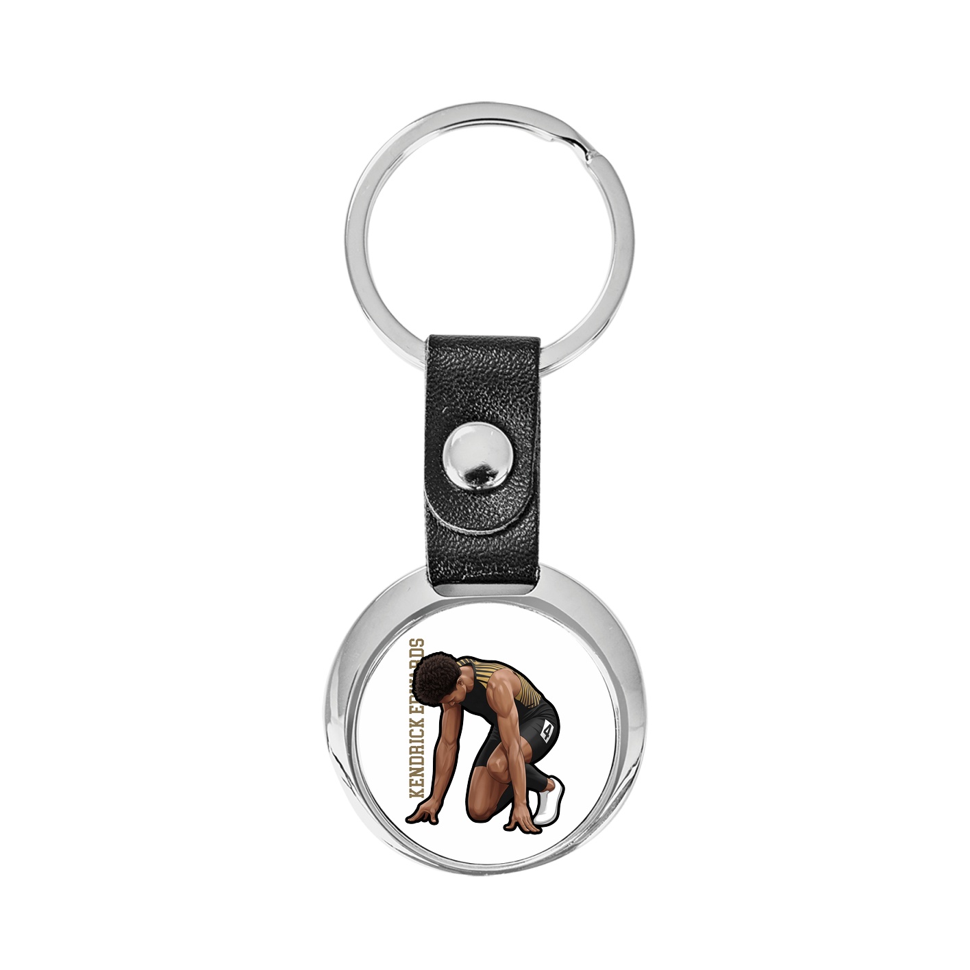 Key Chain — Name Vertical in Classic