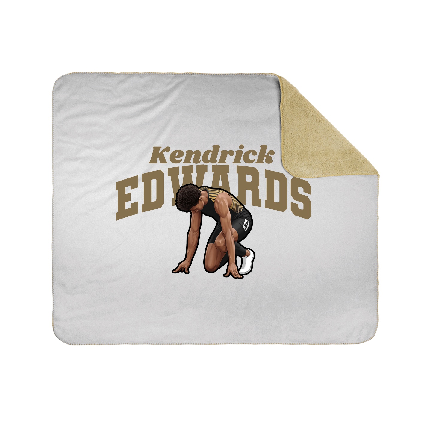 Throw Blanket — Signature Arch in White