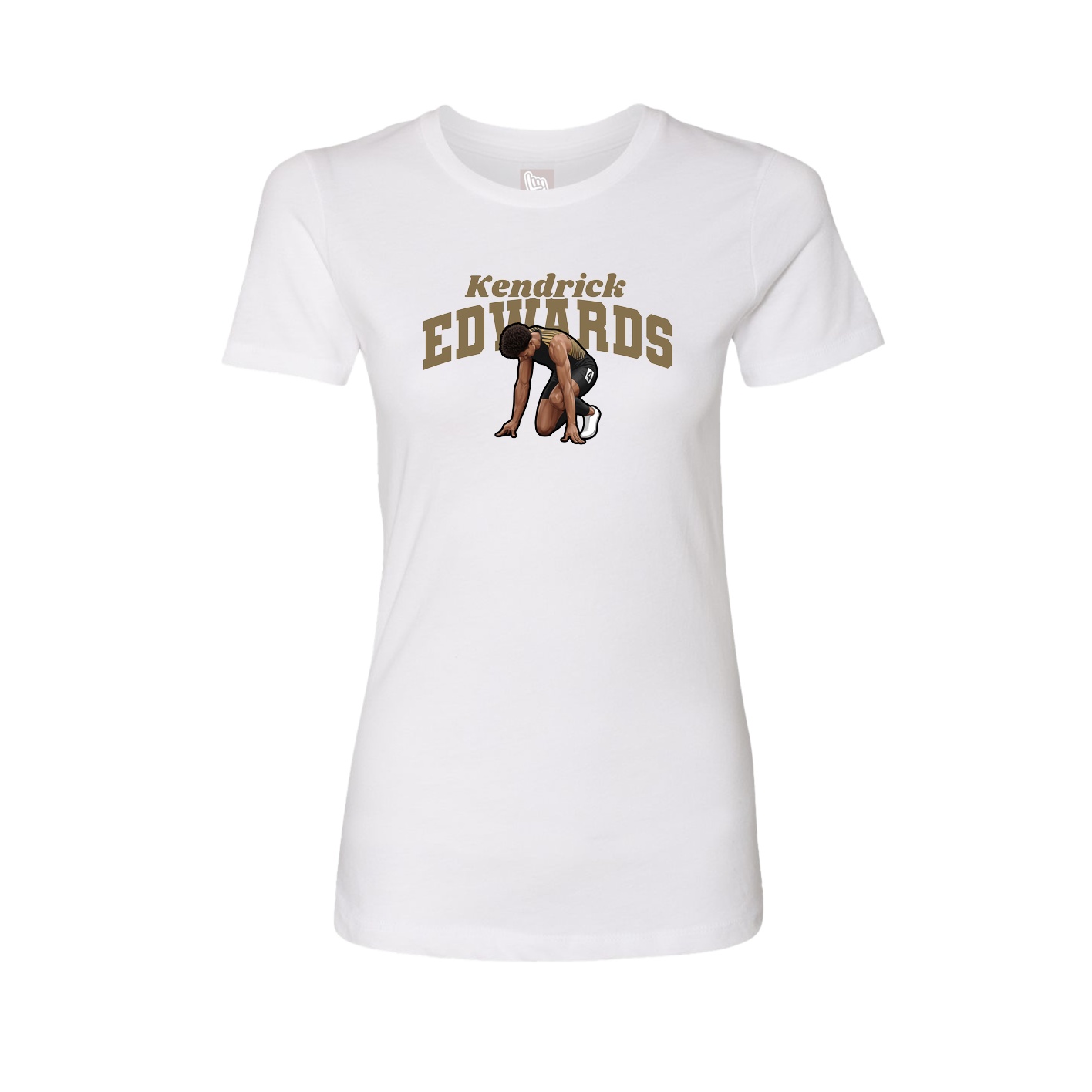 Womens Tee — Signature Arch in White