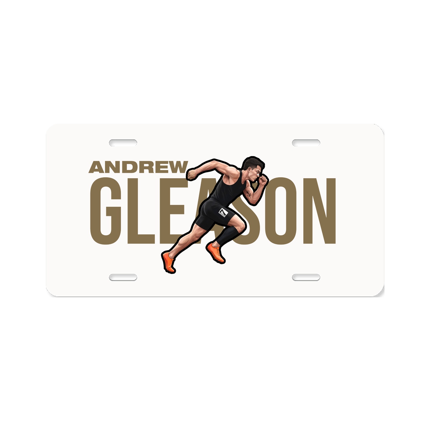 License Plate — Player Name in Classic