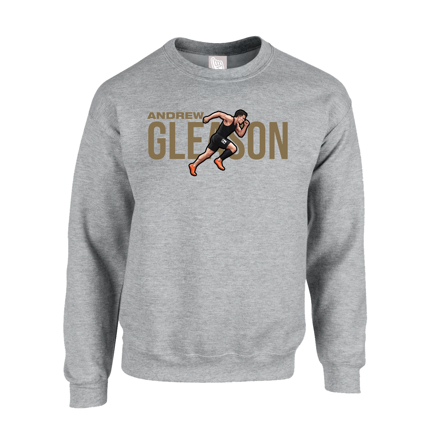 Fleece Crew — Player Name in Grey