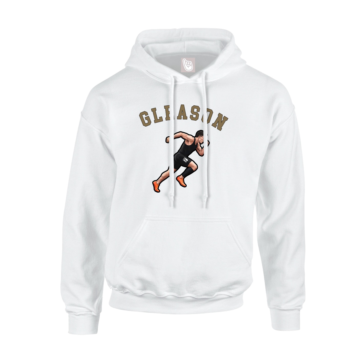 Youth Hoodie — Shirsey Arch in White