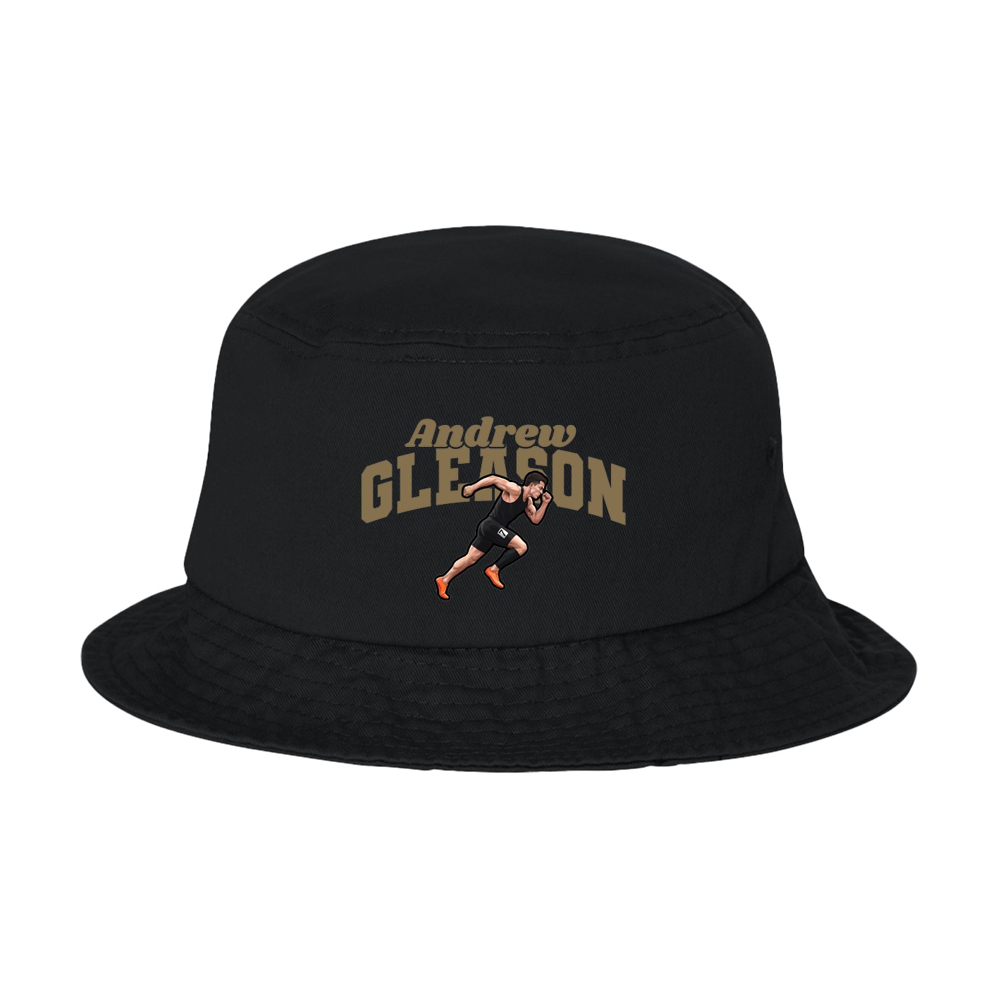 Bucket Cap — Signature Arch in Black