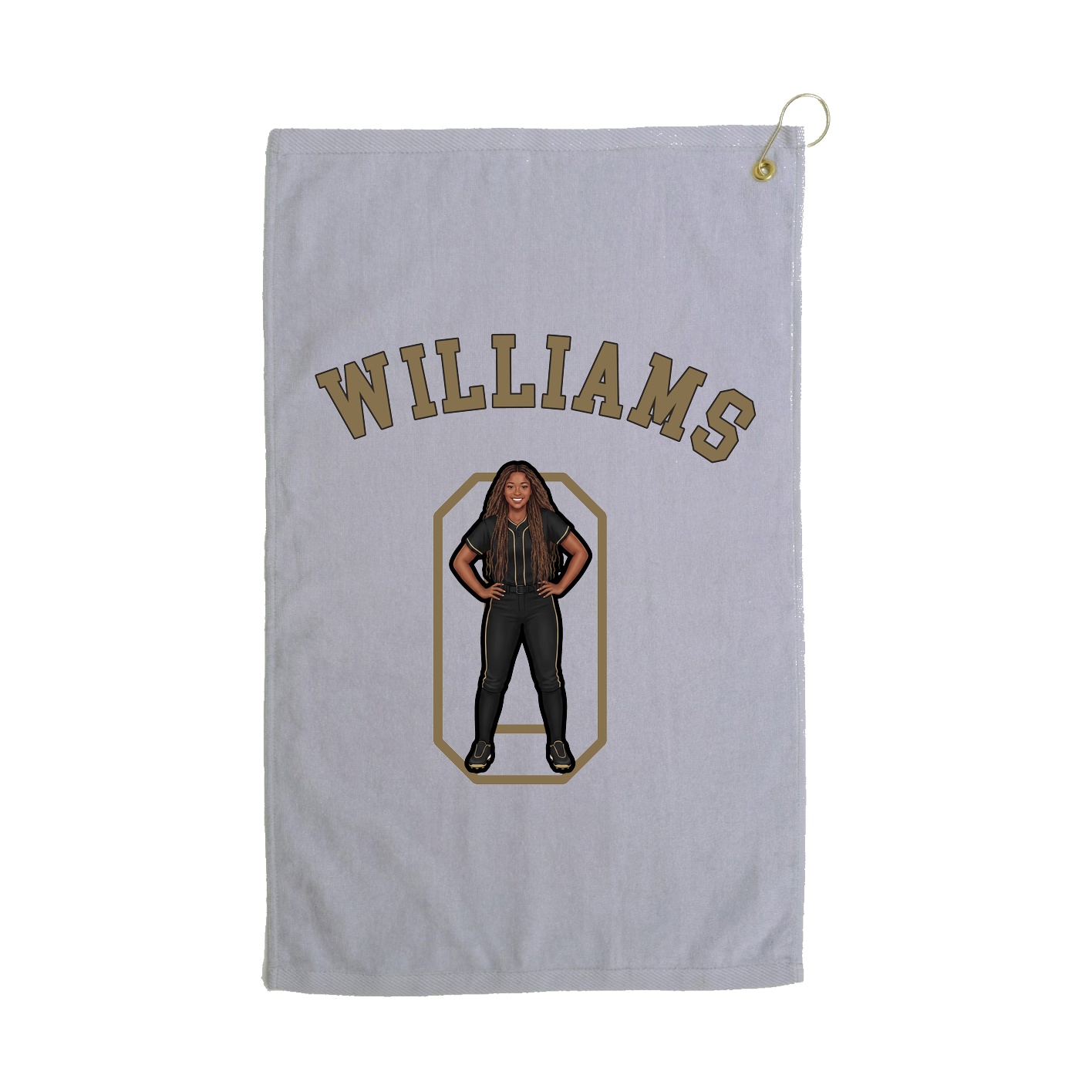 Golf Towel — Shirsey Arch in Grey