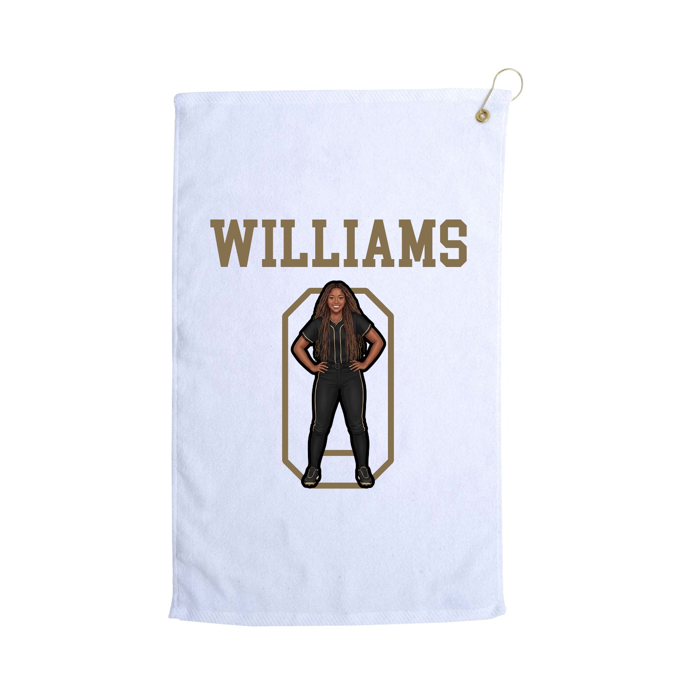 Golf Towel — Shirsey in White