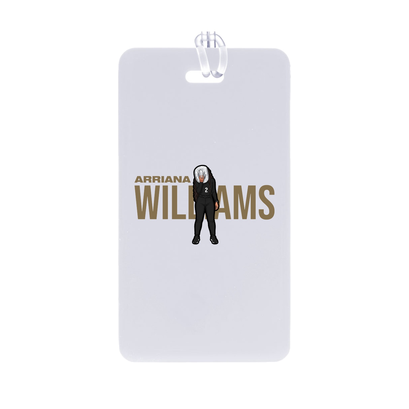 Bag Tag — Player Name in Classic