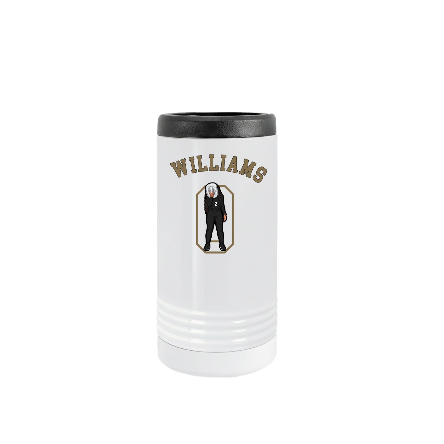 Slim Beverage Holder — Shirsey Arch in White