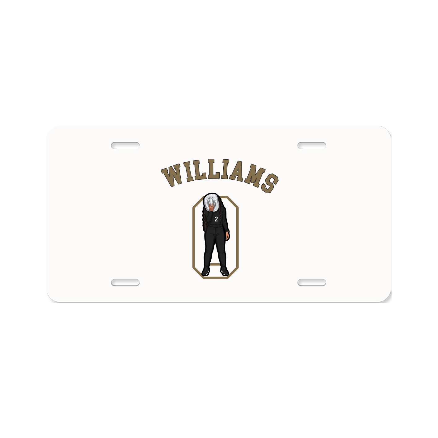 License Plate — Shirsey Arch in Classic