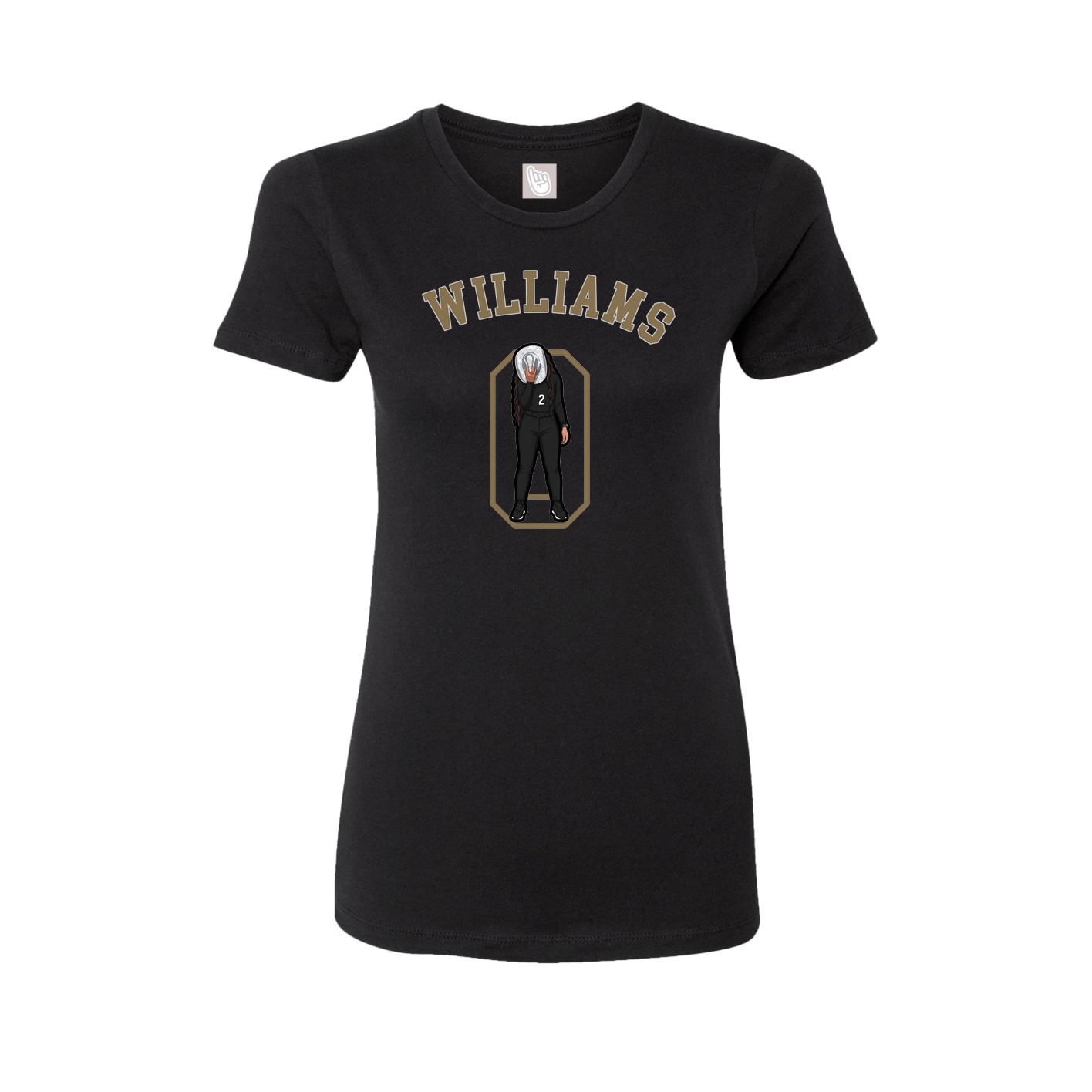 Womens Tee — Shirsey Arch in Black