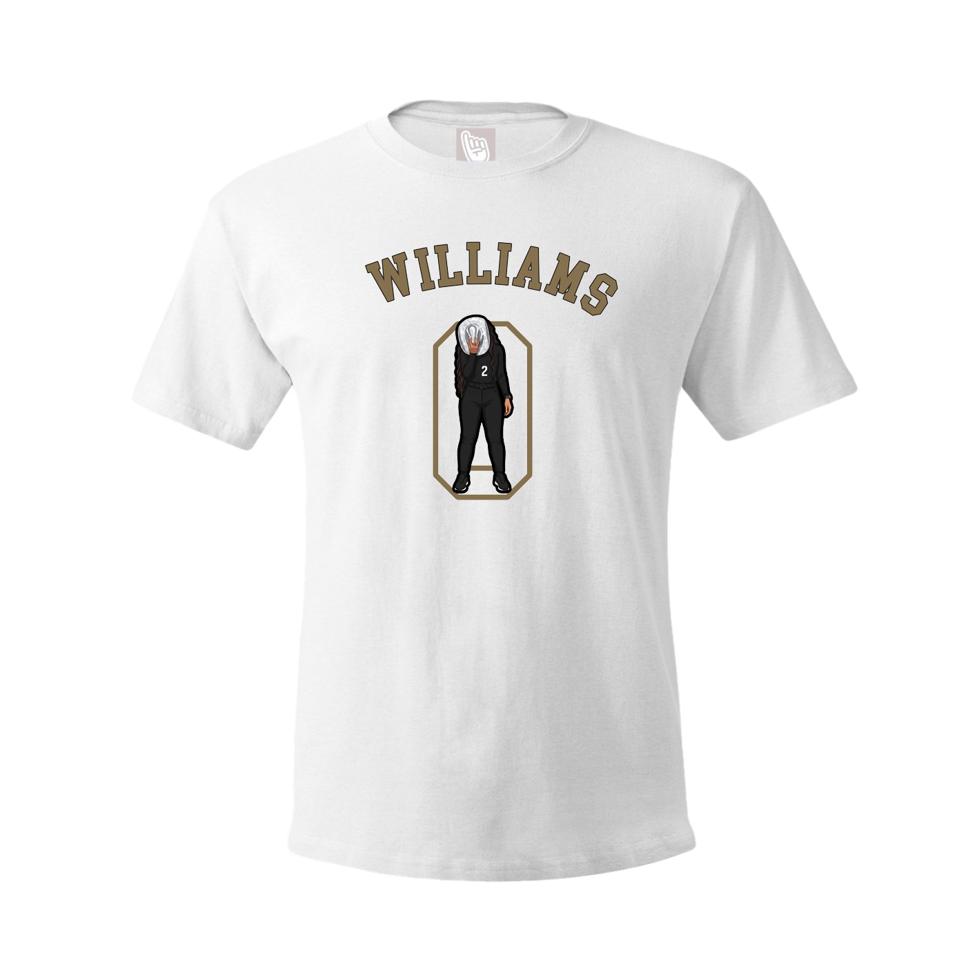 Youth Tee — Shirsey Arch in White