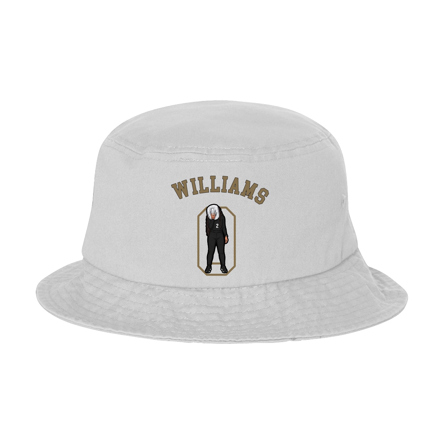 Bucket Cap — Shirsey Arch in White