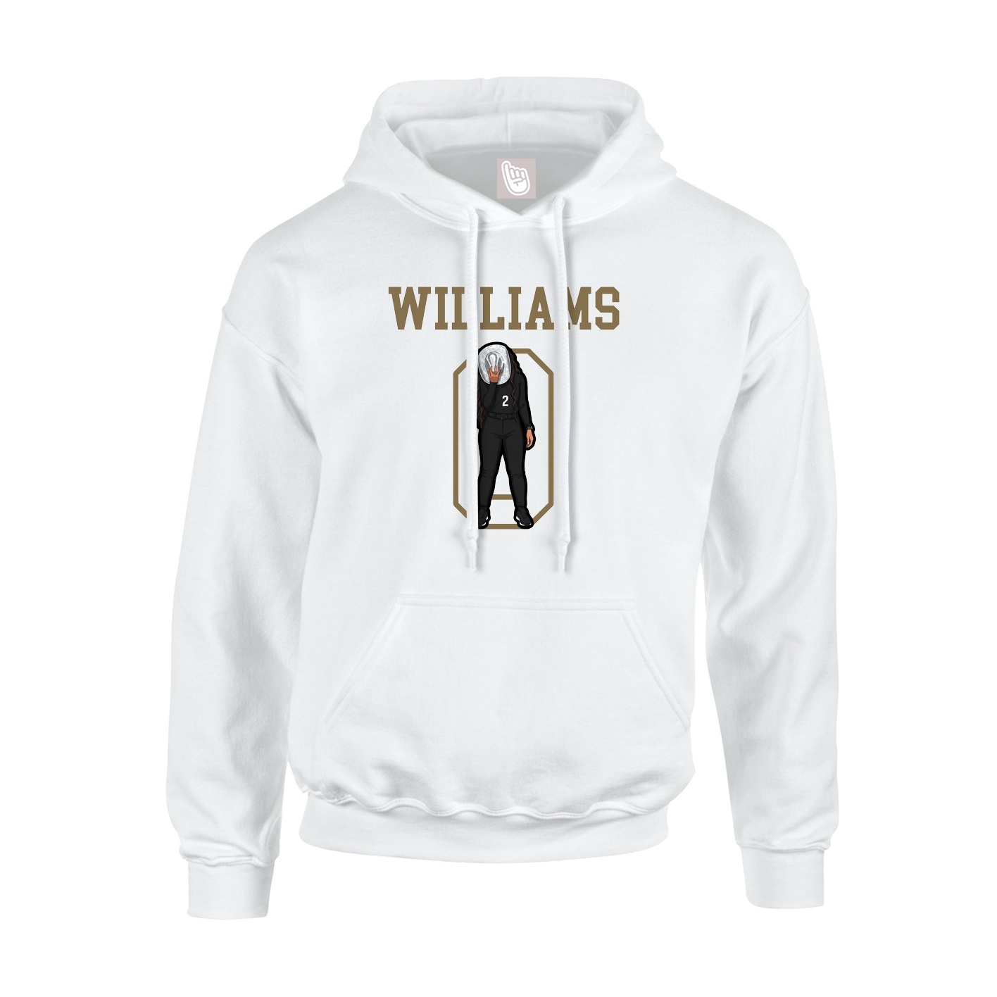 Youth Hoodie — Shirsey in White