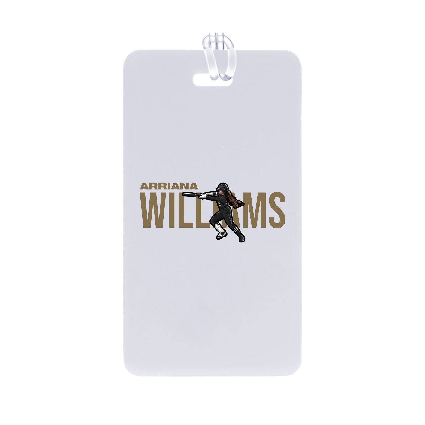 Bag Tag — Player Name in Classic