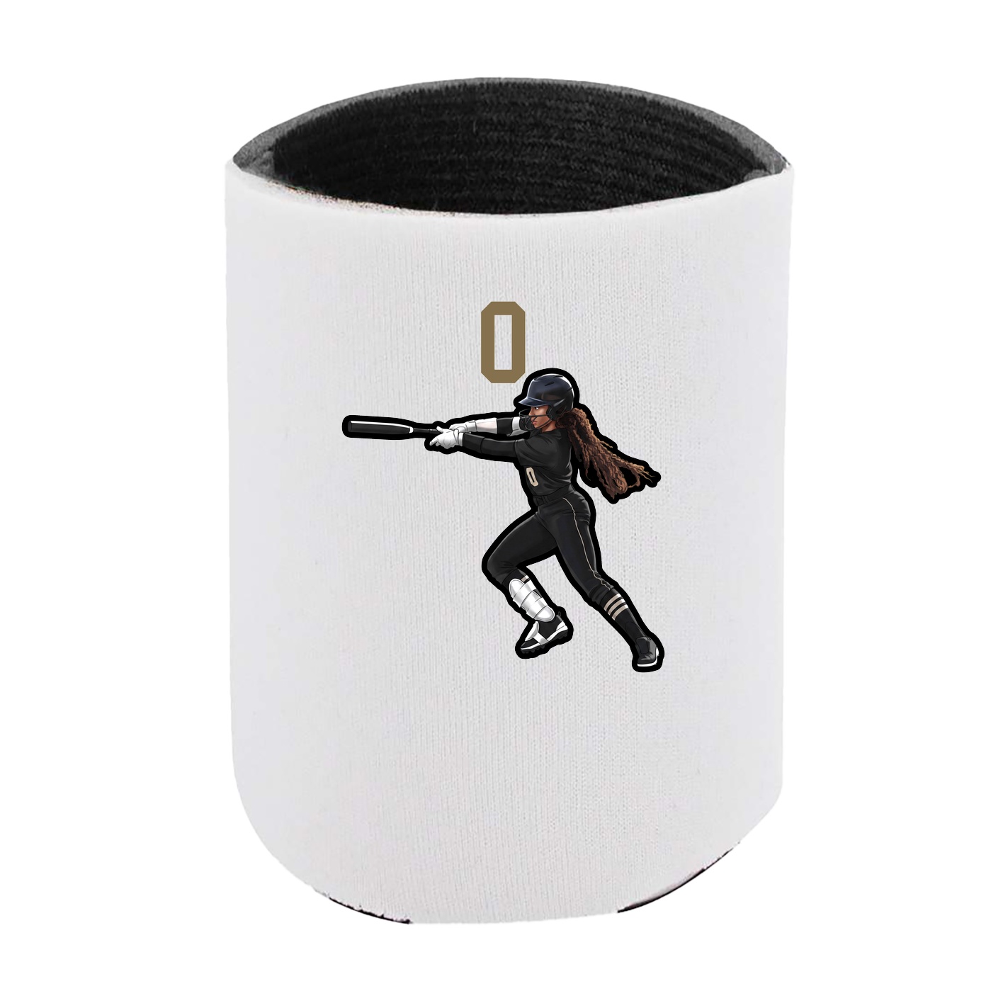 Can Holder — Number Top in White