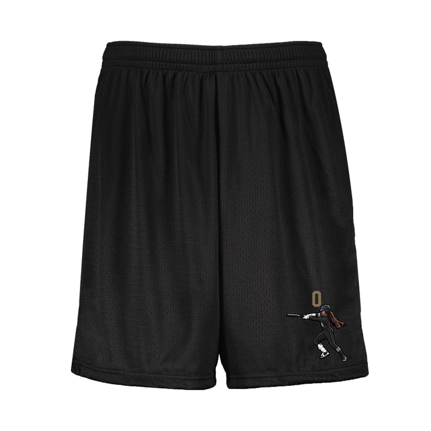 Shorts — Number Top in Black
