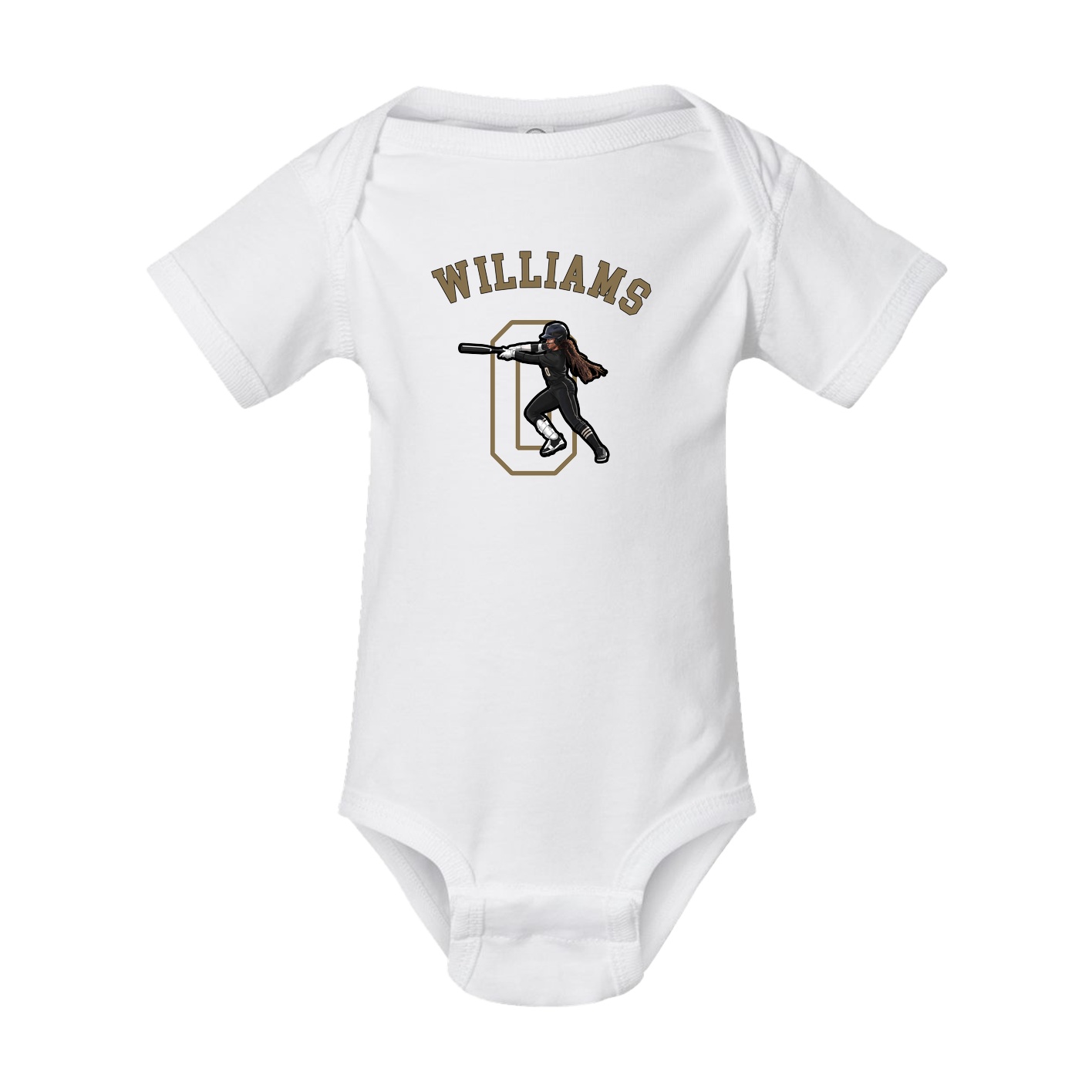 Baby Onesie — Shirsey Arch in White