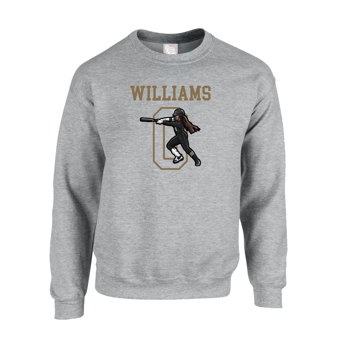 Fleece Crew — Shirsey in Grey
